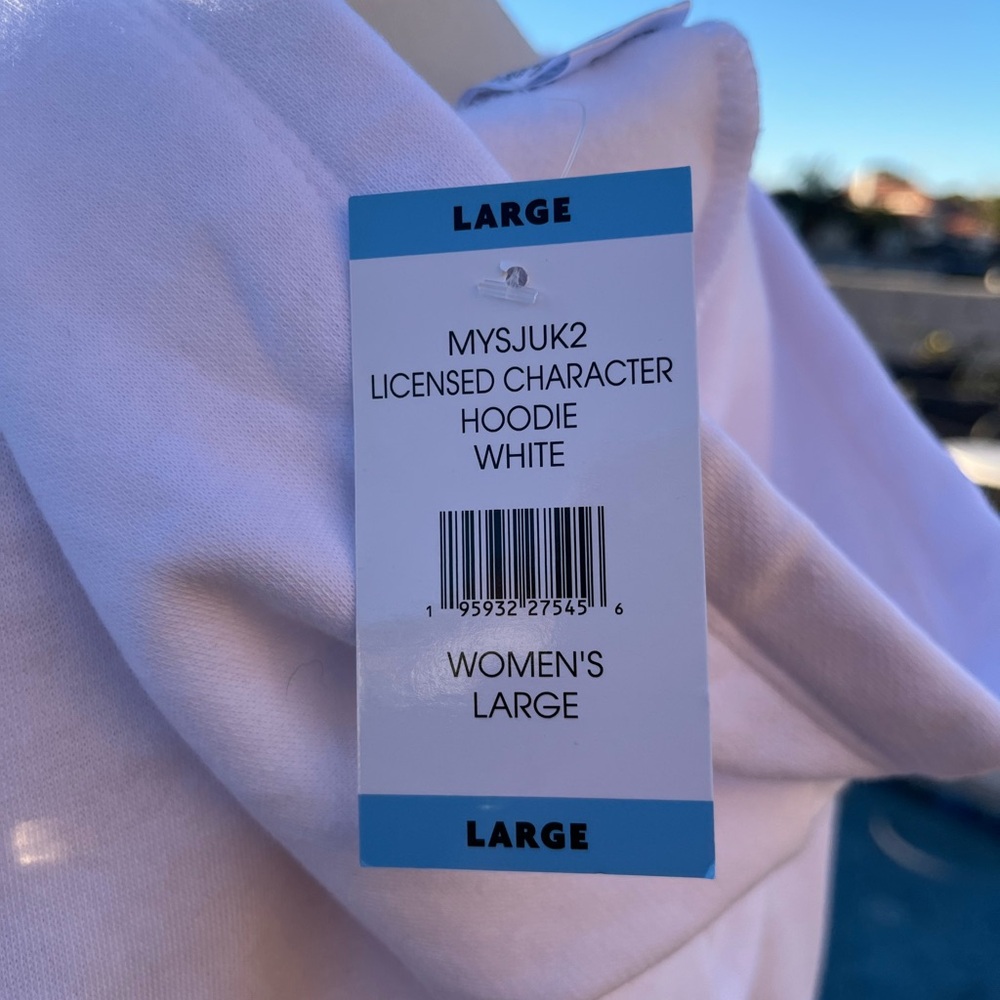 White Hoodie with Mickey Mouse Design - Picture 5 of 8
